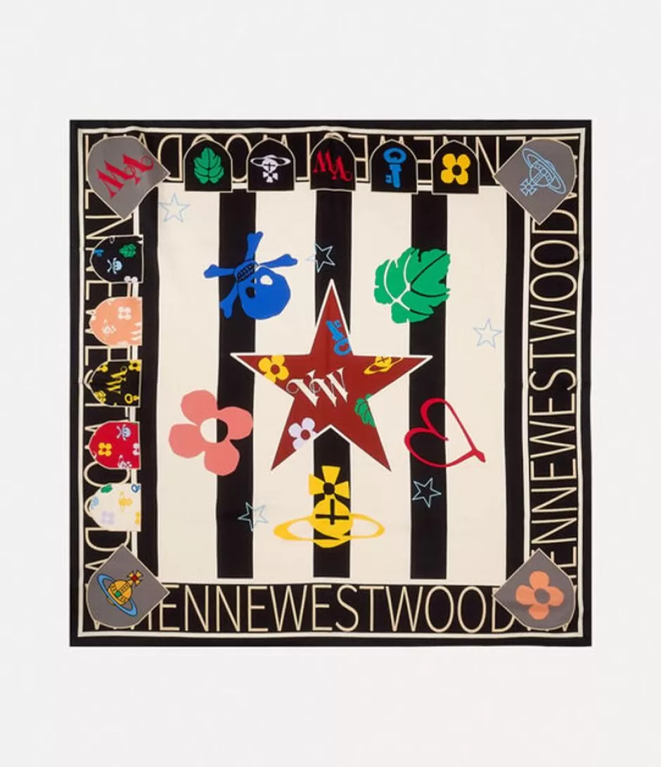 Vivienne Westwood 90X90 Football Square Fashion