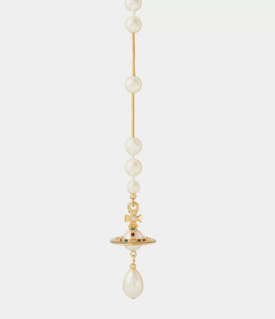 Vivienne Westwood Broken Pearl Necklace Clearance