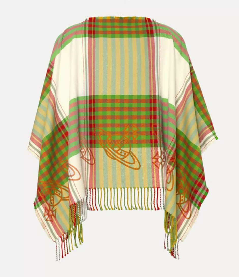 Vivienne Westwood Combat Tartan Poncho Discount