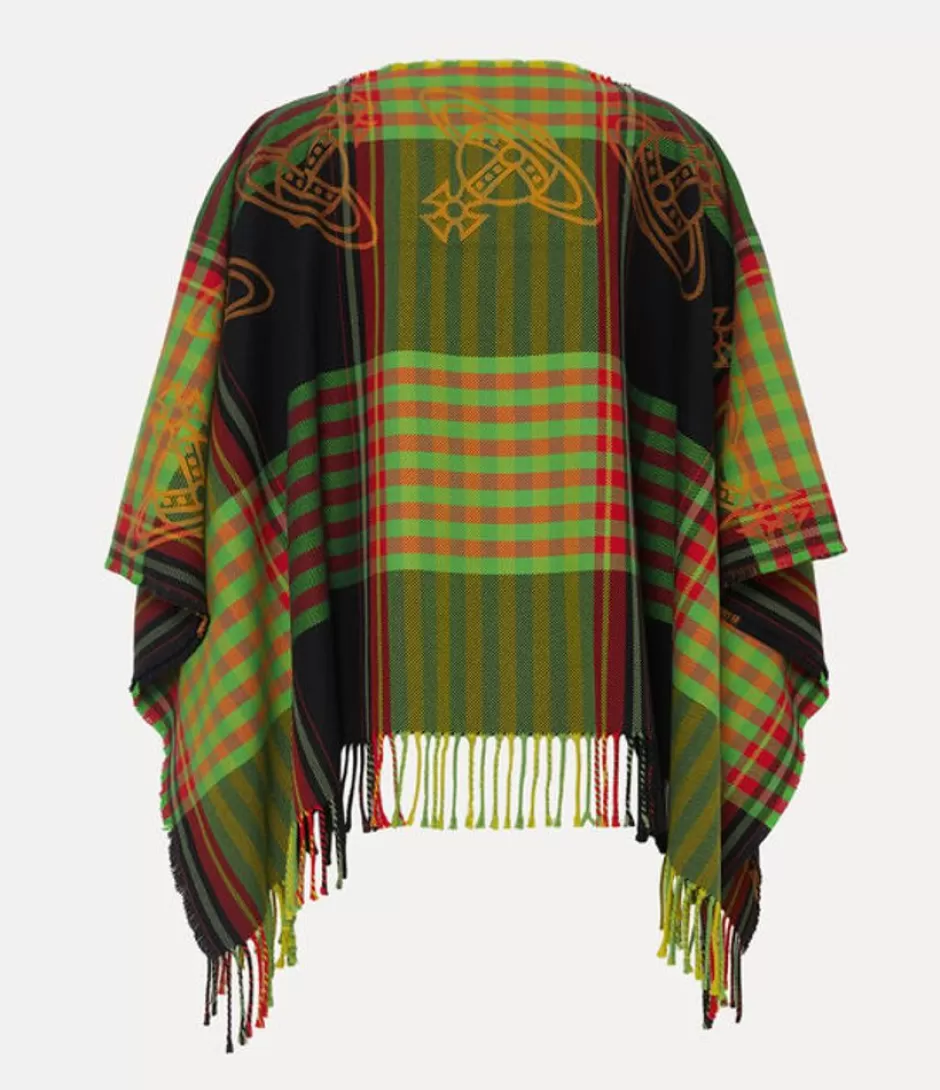 Vivienne Westwood Combat Tartan Poncho Cheap