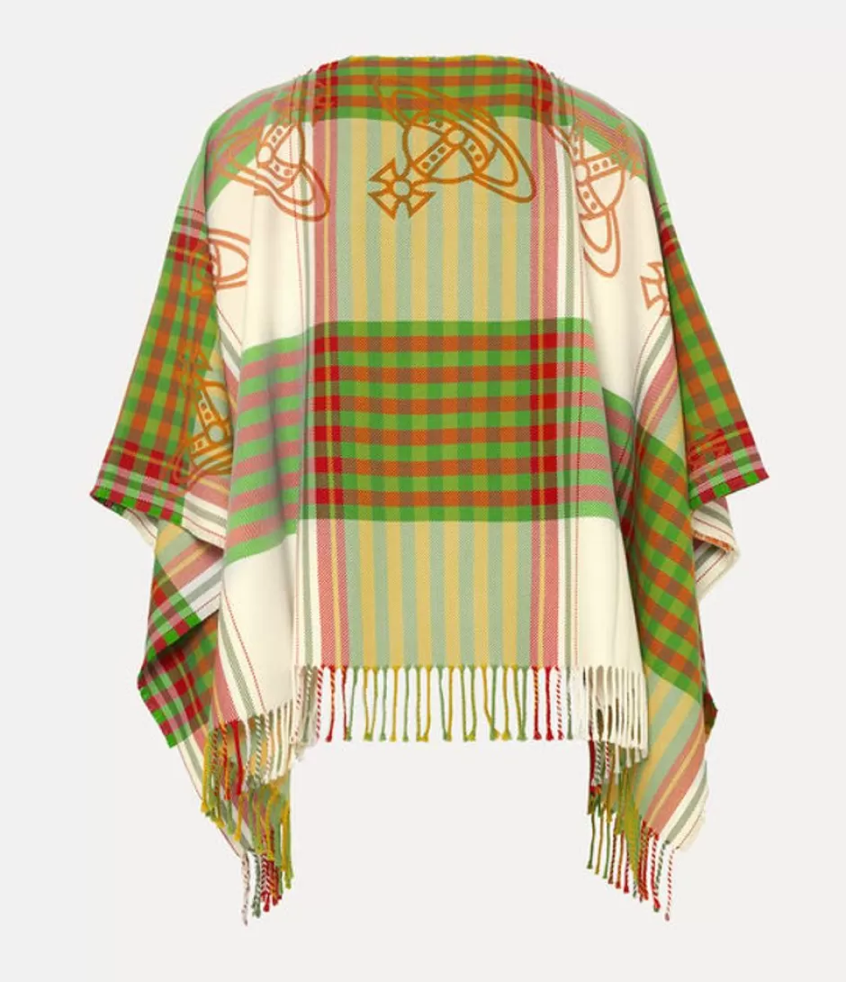 Vivienne Westwood Combat Tartan Poncho Discount