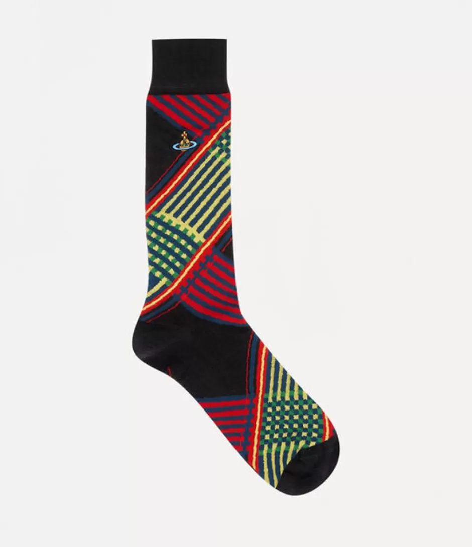 Vivienne Westwood Combat Tartan Sock Best