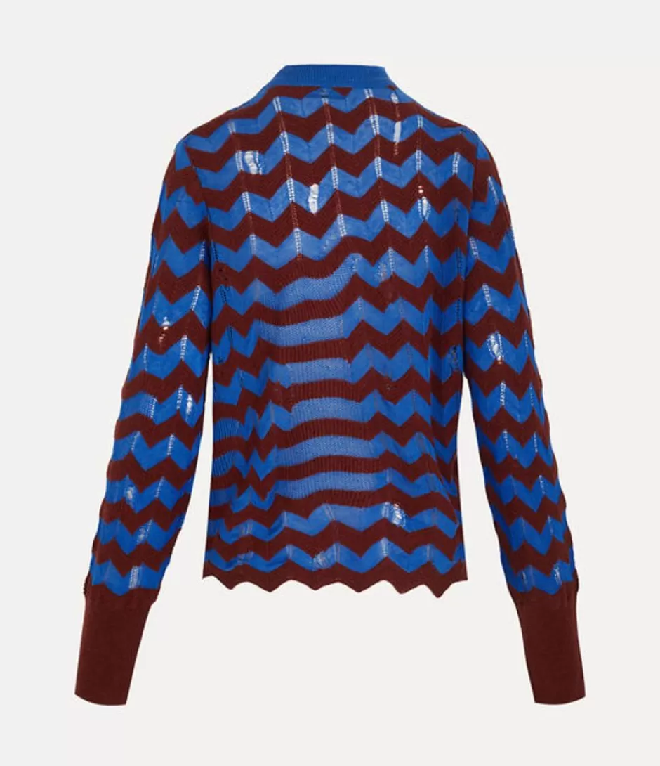 Vivienne Westwood Drunken Chevron Cardi Cheap