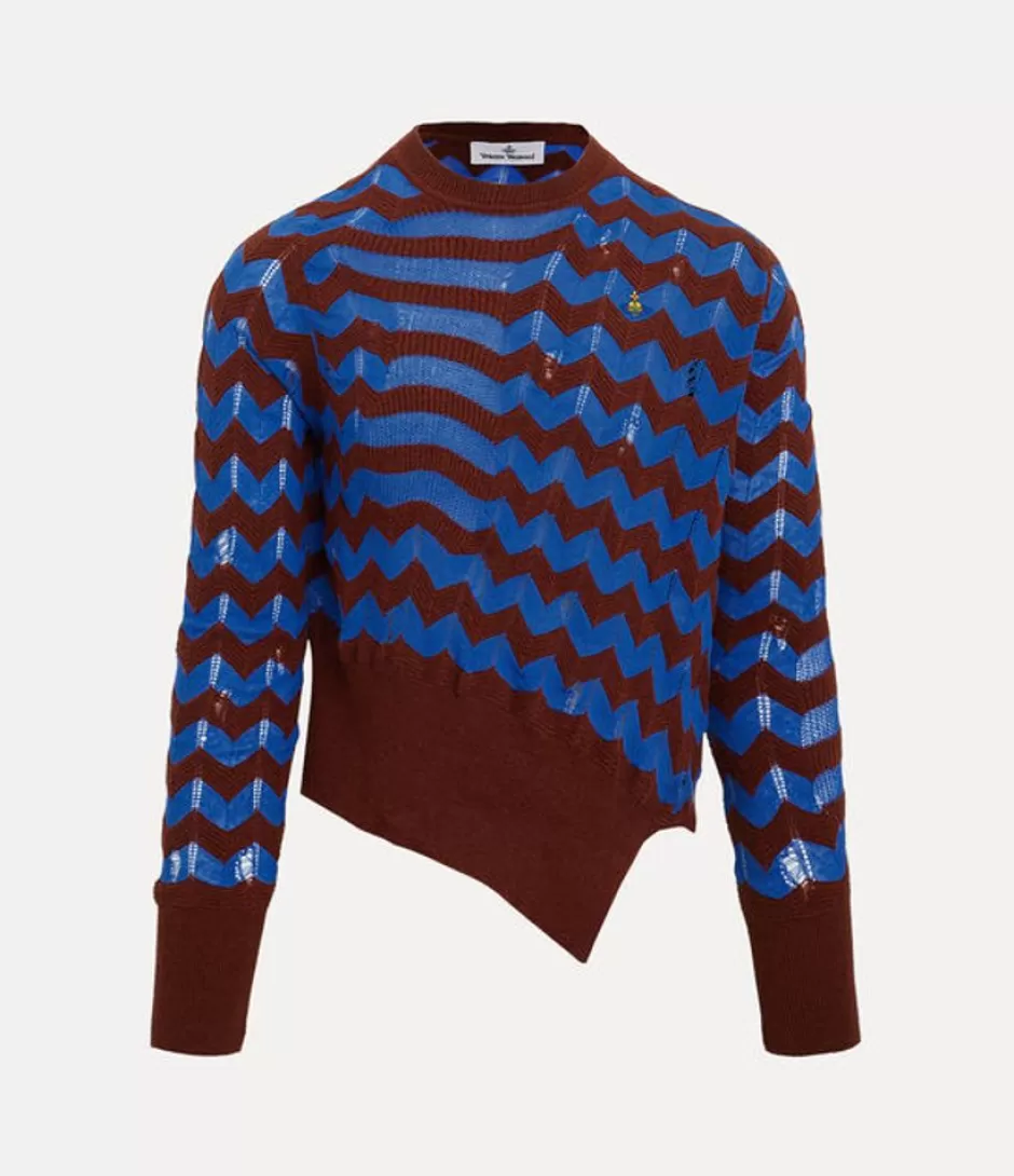 Vivienne Westwood Drunken Chevron Jumper Online