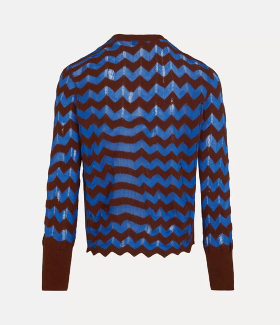 Vivienne Westwood Drunken Chevron Jumper Online