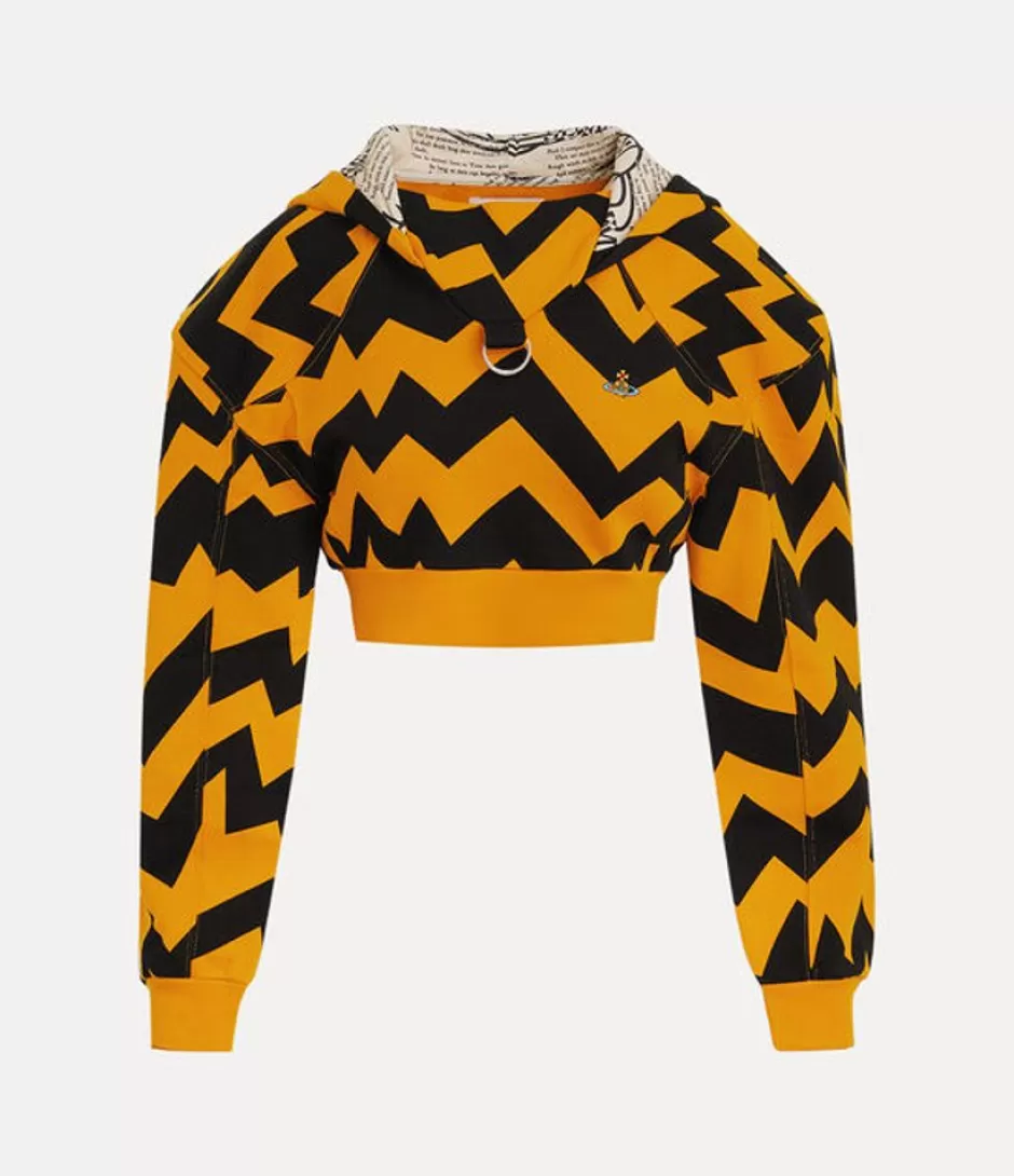 Vivienne Westwood Football Cropped Hoodie Outlet