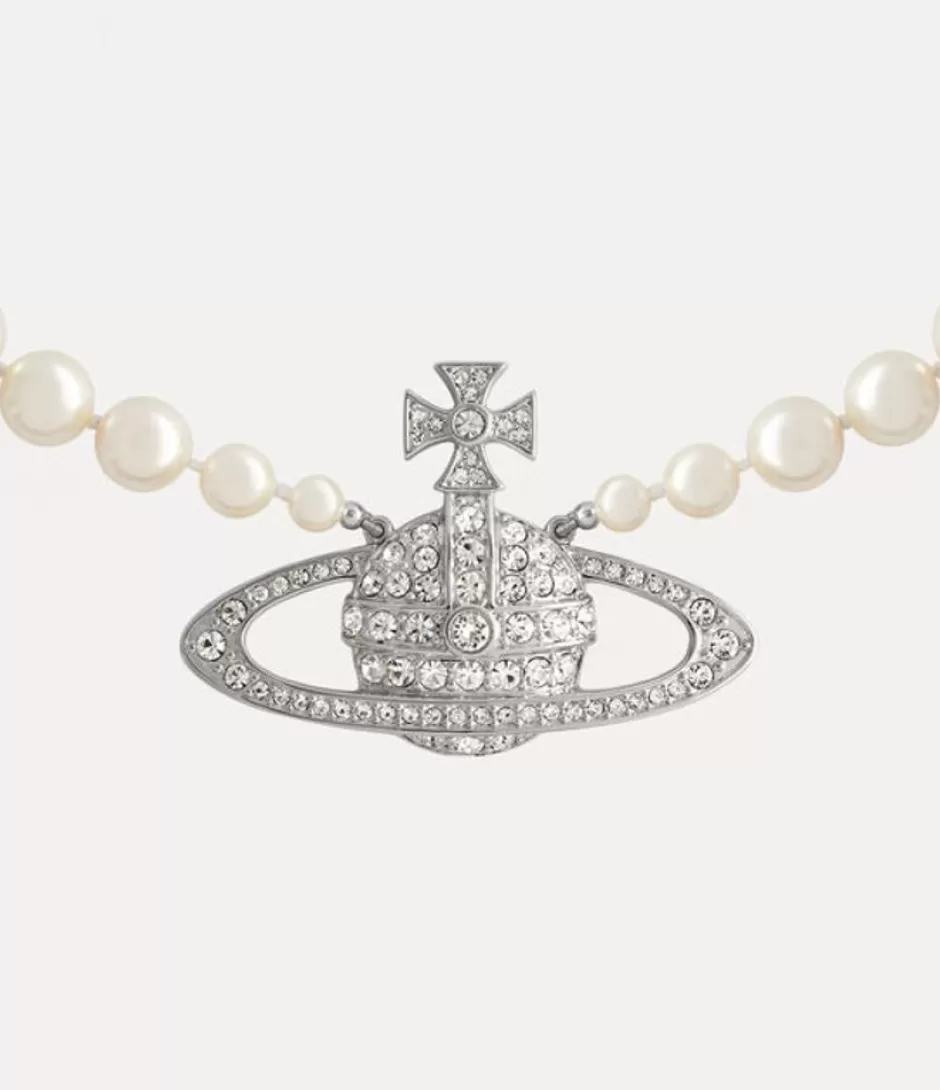 Vivienne Westwood Man. Bas Relief Pearl Necklace Flash Sale