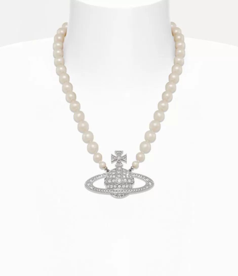 Vivienne Westwood Man. Bas Relief Pearl Necklace Flash Sale