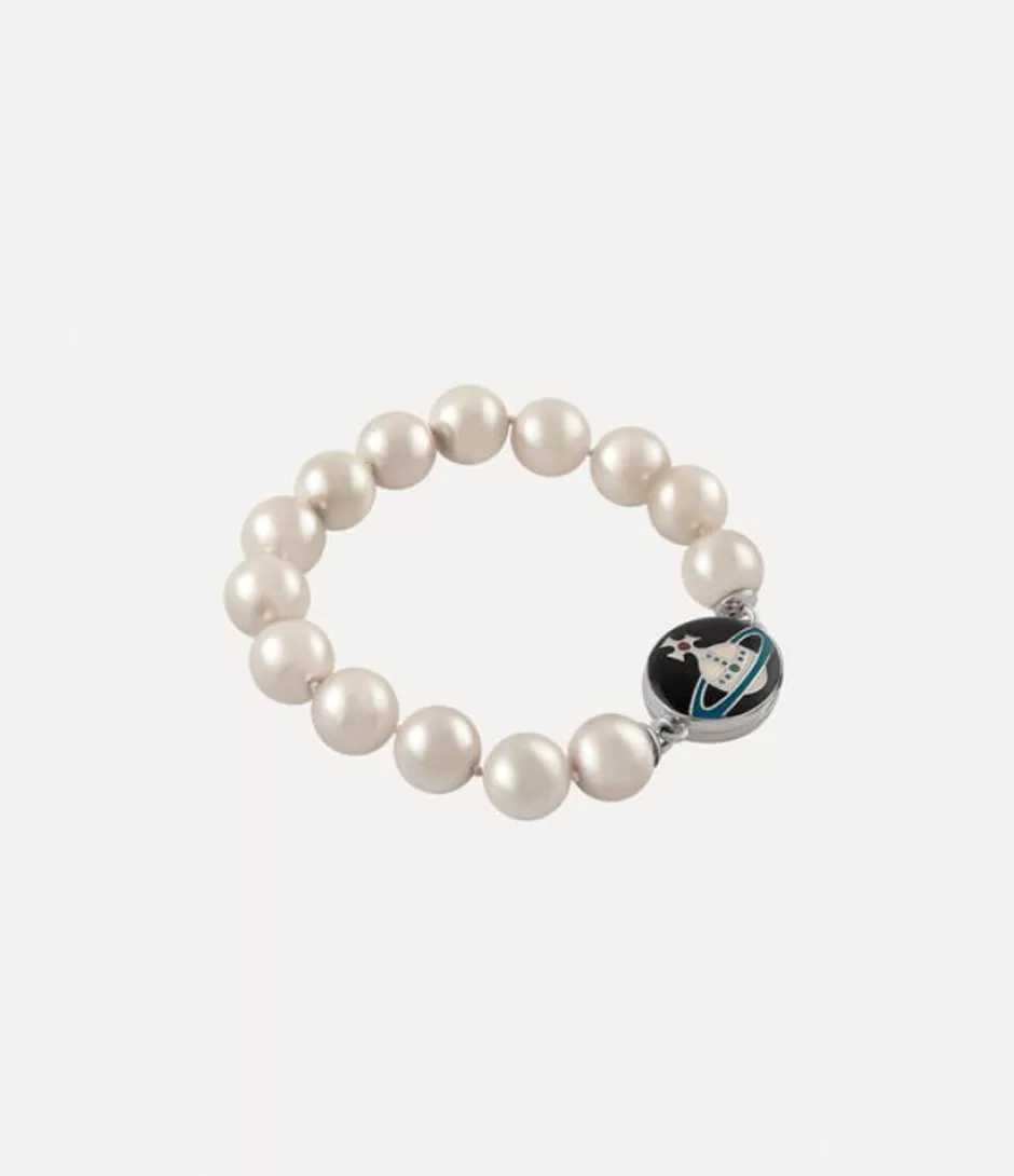 Vivienne Westwood Man. Loelia Large Pearl Bracelet Best Sale