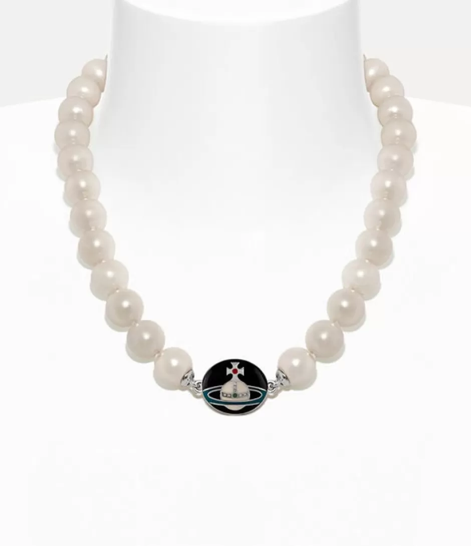 Vivienne Westwood Man. Loelia Large Pearl Necklace Clearance