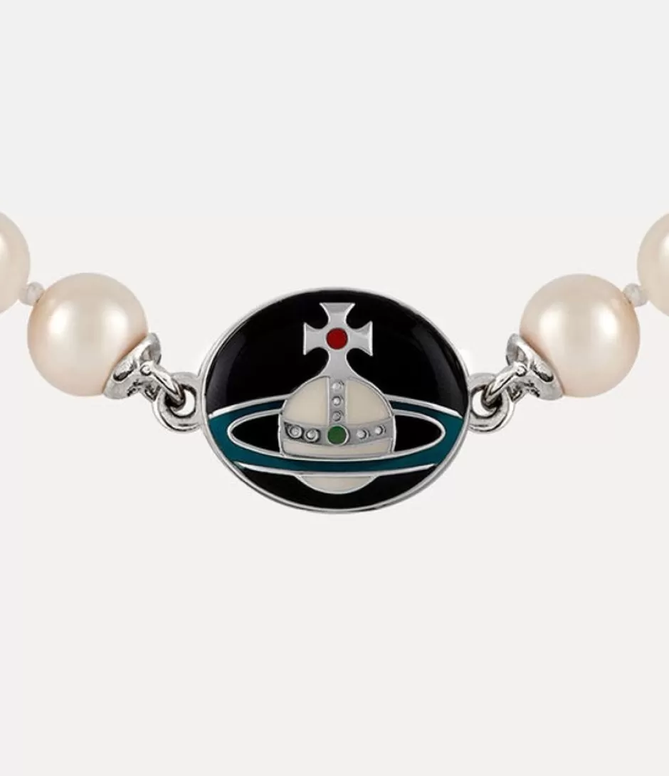 Vivienne Westwood Man. Loelia Large Pearl Necklace Clearance