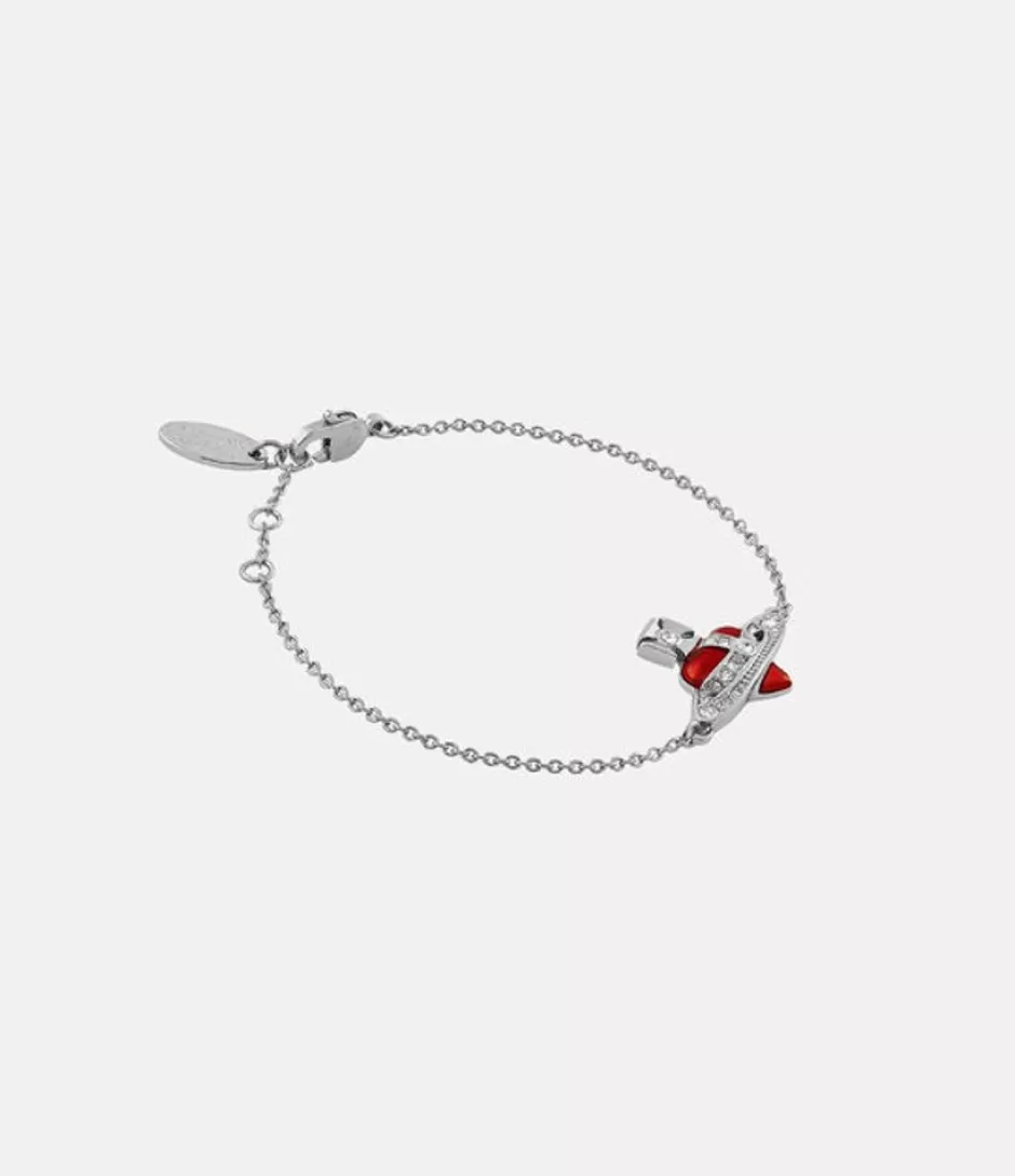 Vivienne Westwood New Diamante Heart Bracelet Store