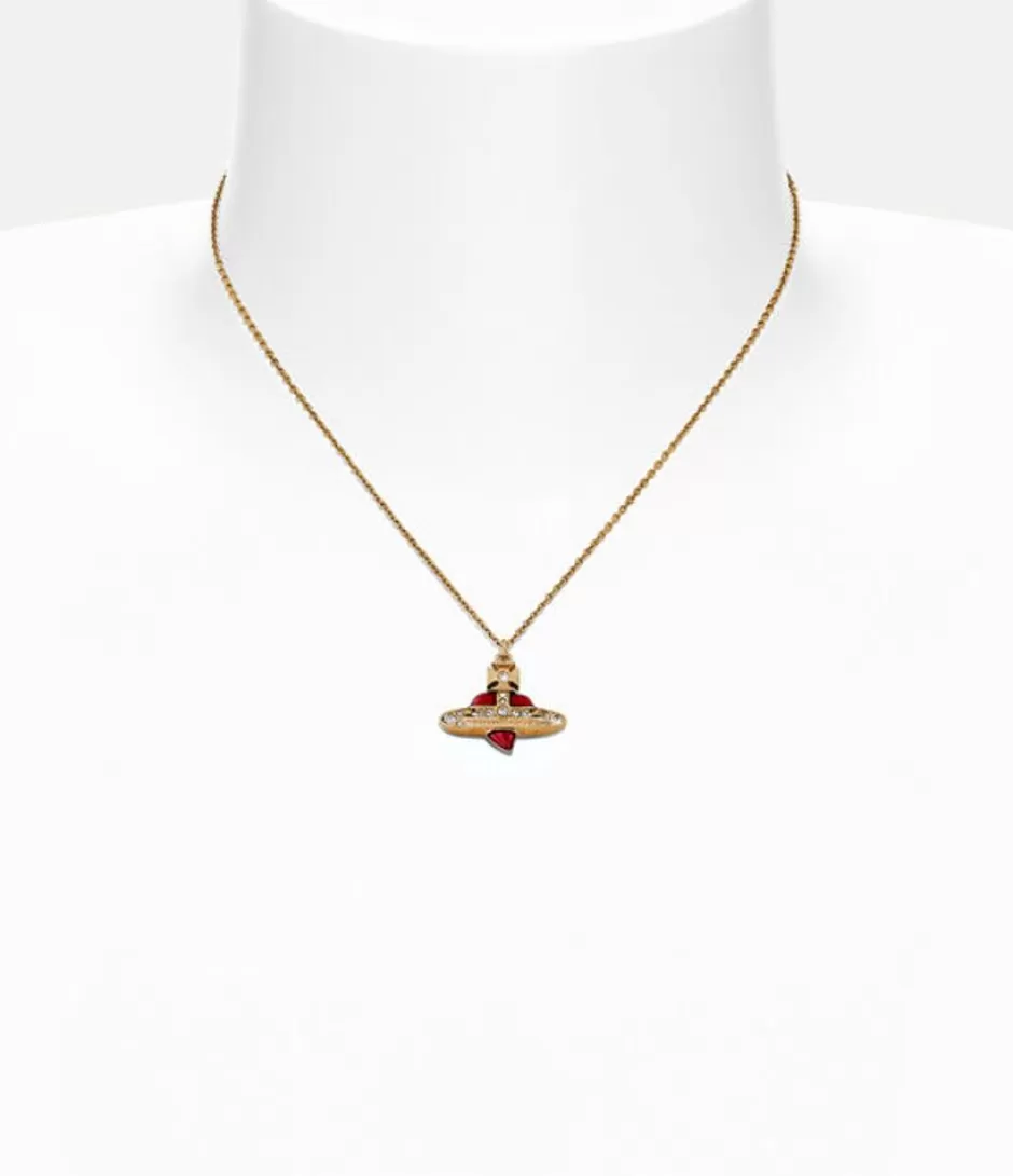 Vivienne Westwood New Diamante Heart Pendant Store