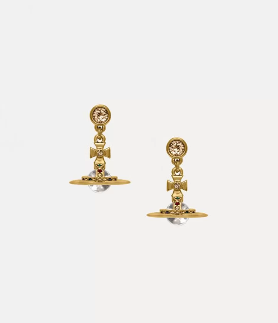 Vivienne Westwood New Petite Orb Earrings Clearance