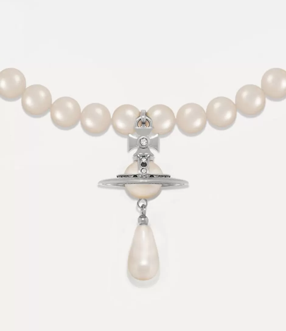 Vivienne Westwood One Row Pearl Drop Choker Sale