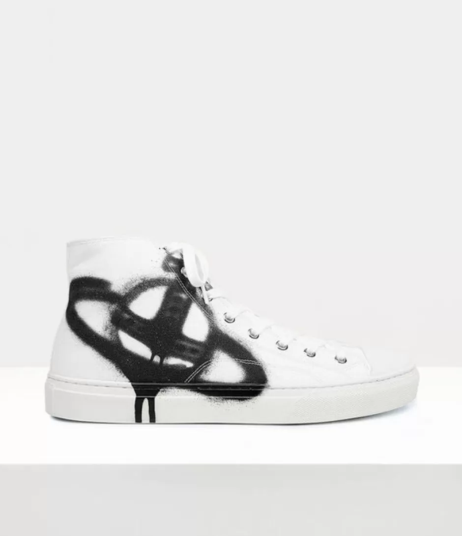 Vivienne Westwood Plimsoll High Top Canvas Sale