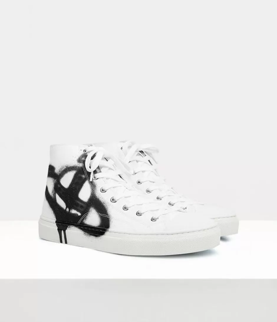 Vivienne Westwood Plimsoll High Top Canvas Sale