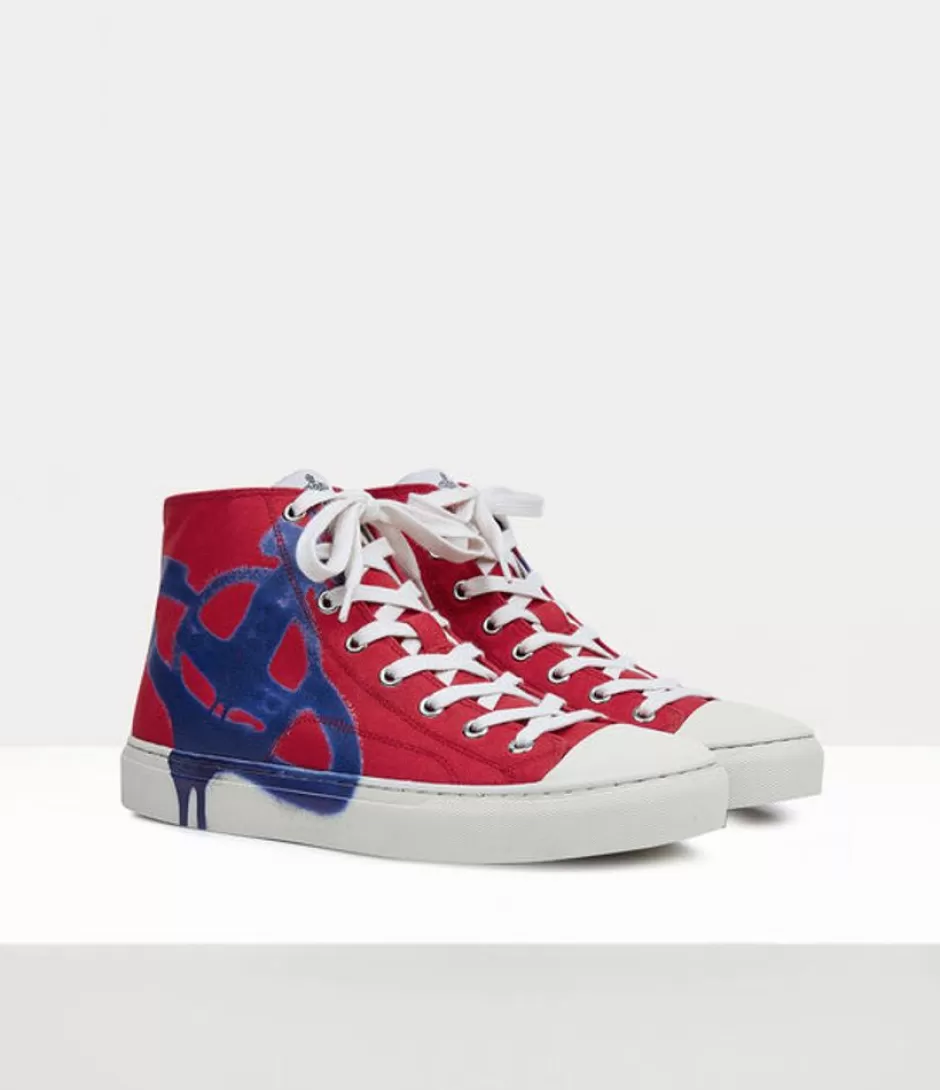 Vivienne Westwood Plimsoll High Top Canvas Outlet