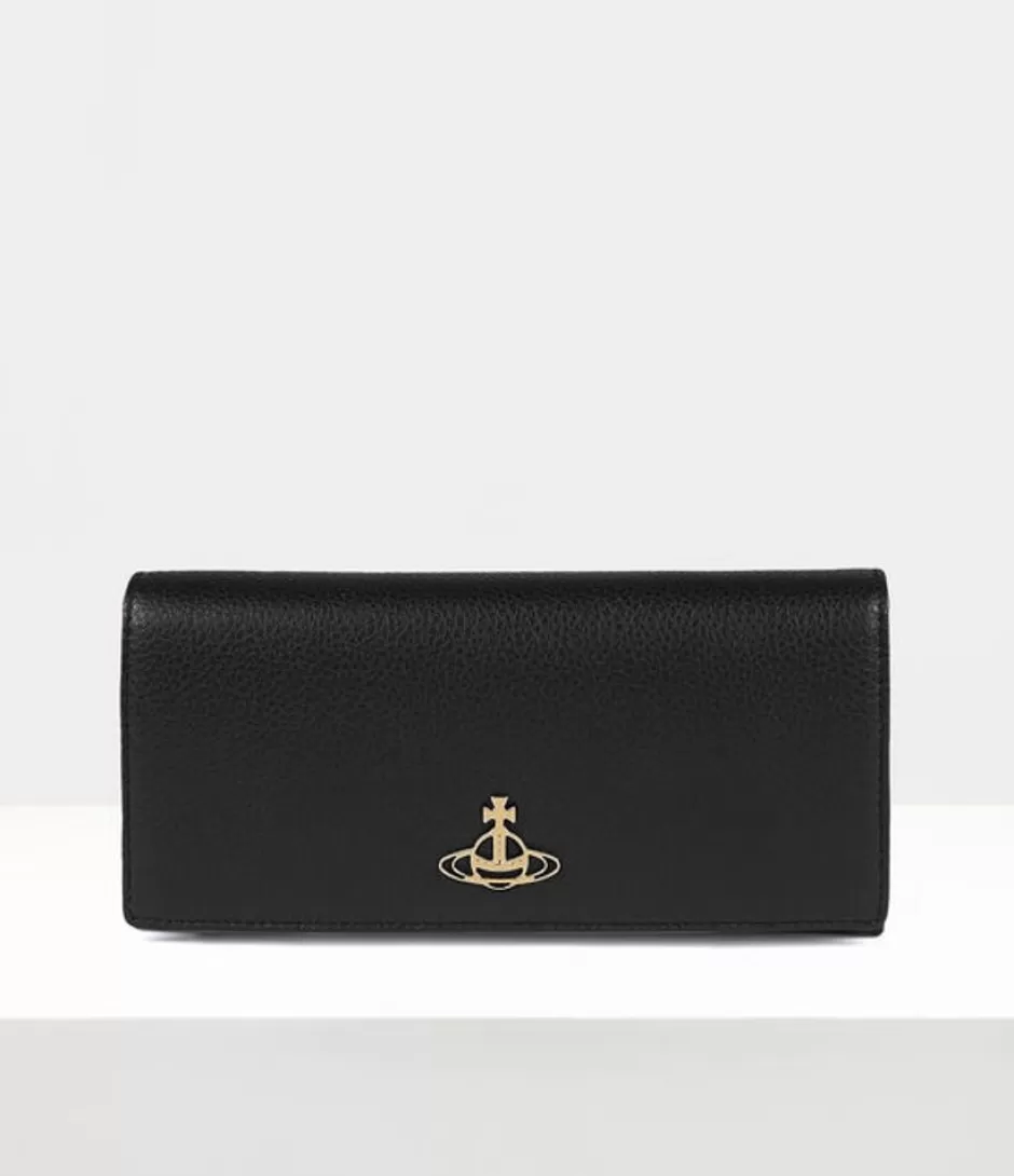 Vivienne Westwood Re-Vegan Grain Long Card Holder Clearance