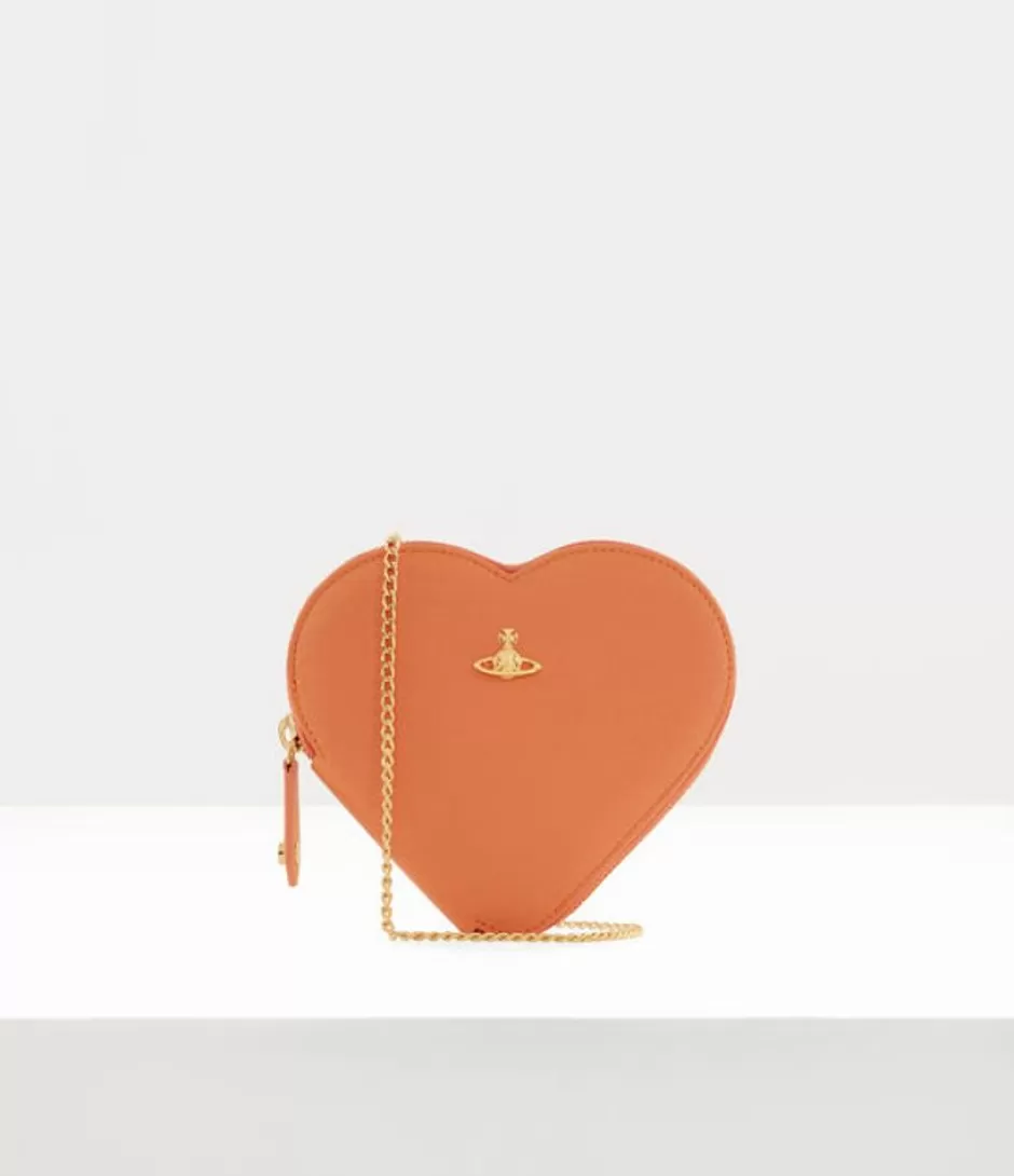 Vivienne Westwood Saffiano Biogreen Heart Crossbody Best Sale