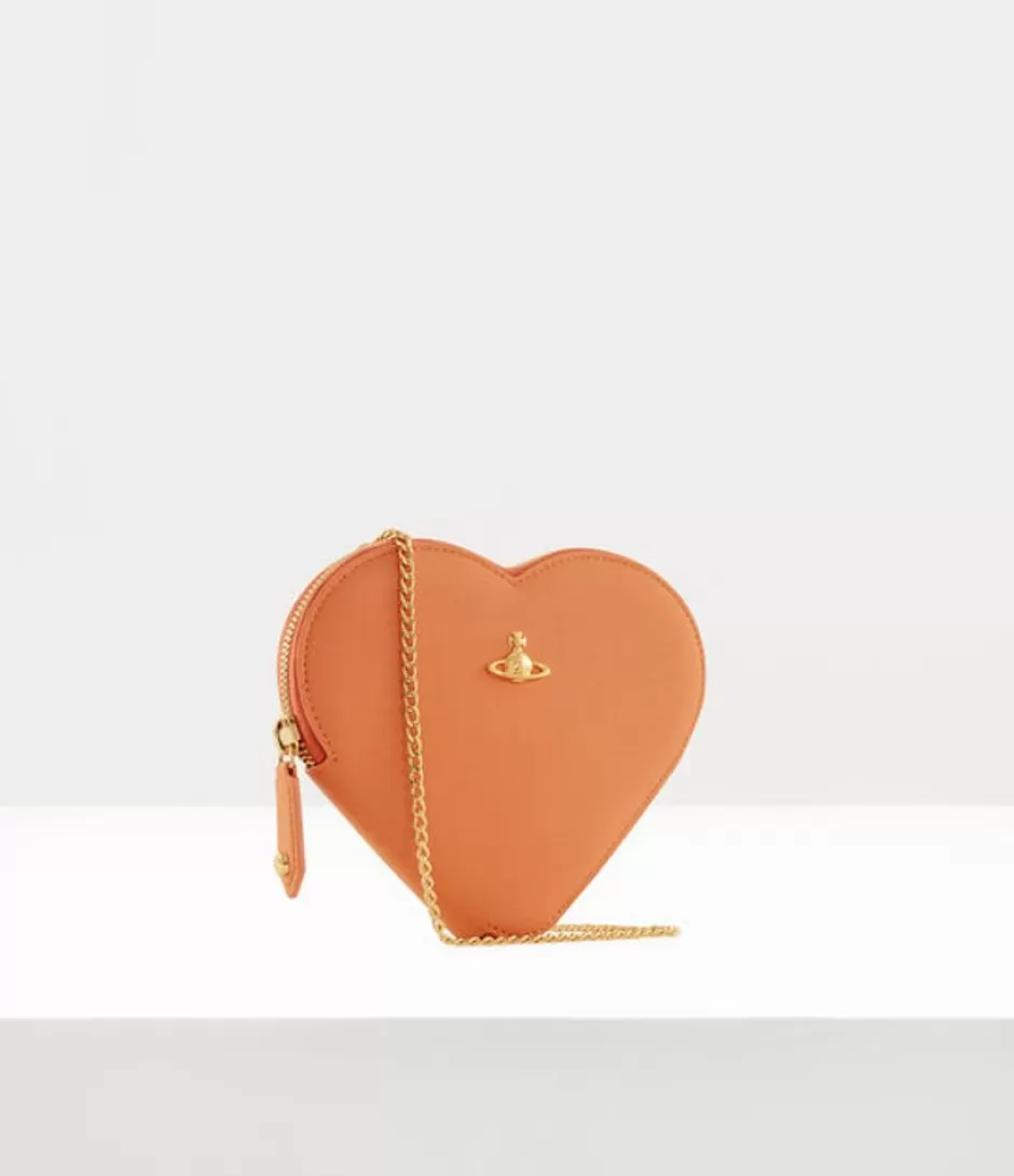 Vivienne Westwood Saffiano Biogreen Heart Crossbody Best Sale