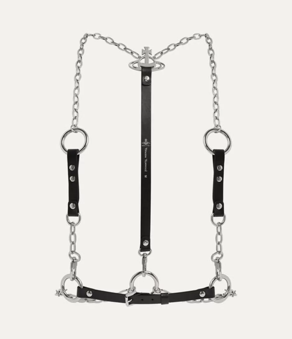 Vivienne Westwood Studs Belts Chain Harness Cheap