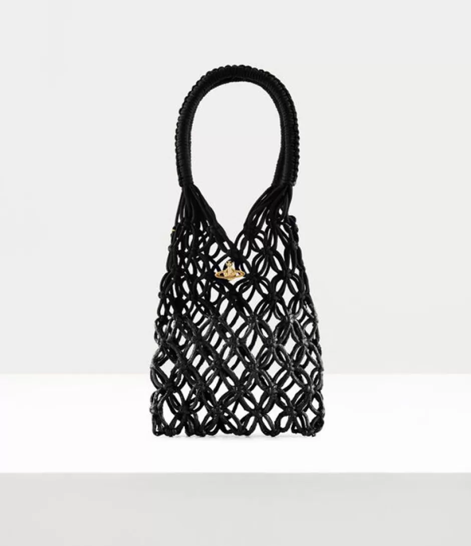 Vivienne Westwood Thrawler Large Macrame Handbag Best Sale